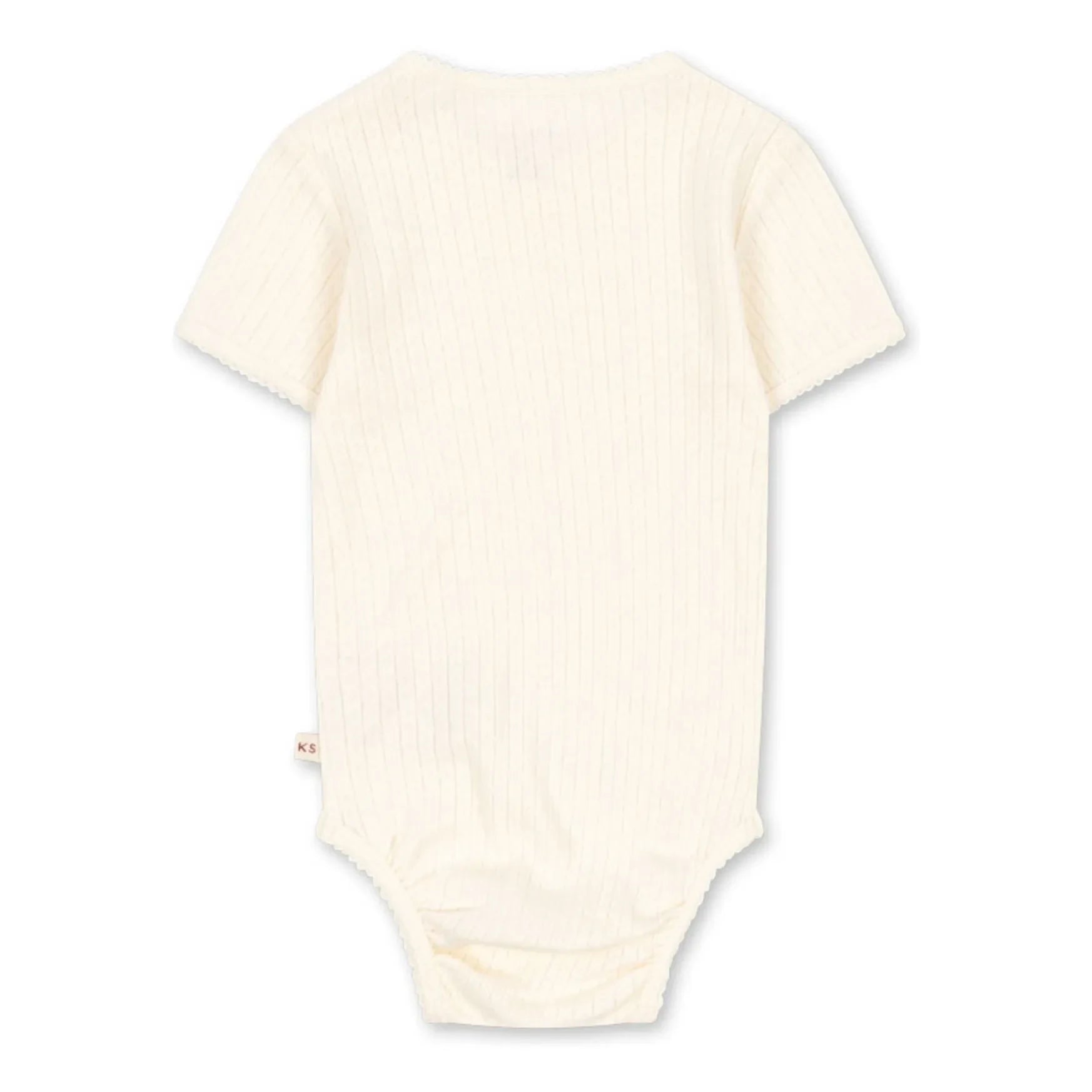Konges Sløjd - Short Sleeve Body Minnie Organic Cotton | Ecru