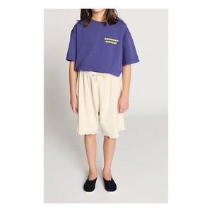 American Vintage - Fuxow Organic Cotton Jogger Shorts | Off-white