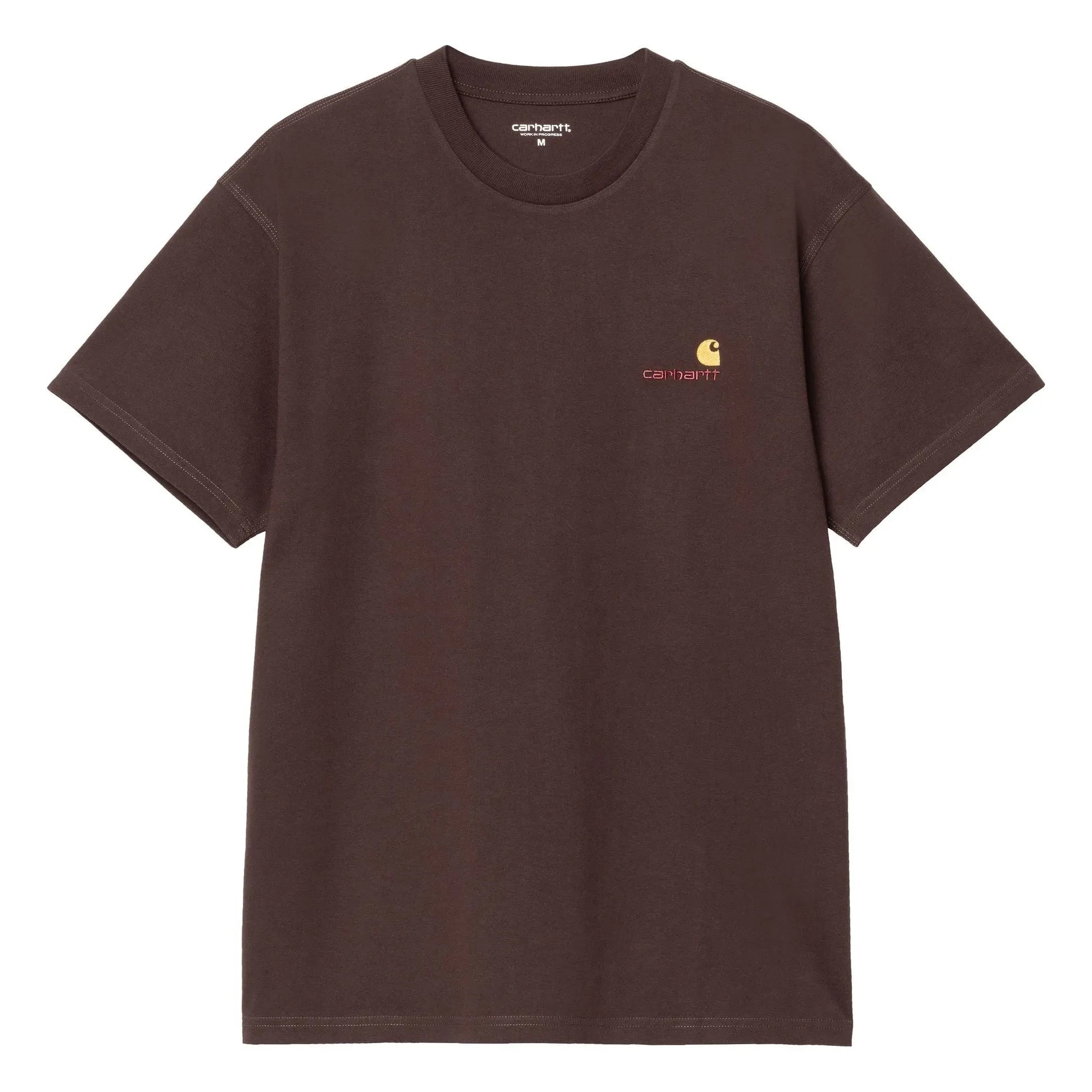 Carhartt WIP - American Script Tişört | Kahverengi
