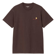 Carhartt WIP - American Script Tişört | Kahverengi