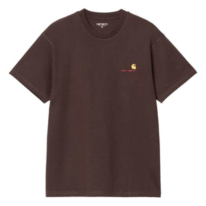Carhartt WIP - American Script Tişört | Kahverengi