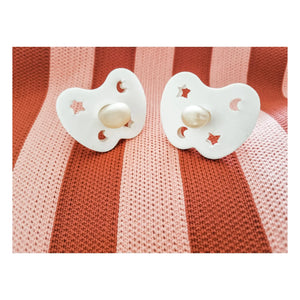 Hevea - Natural Rubber Pacifiers - Set of 2 | Light Gray