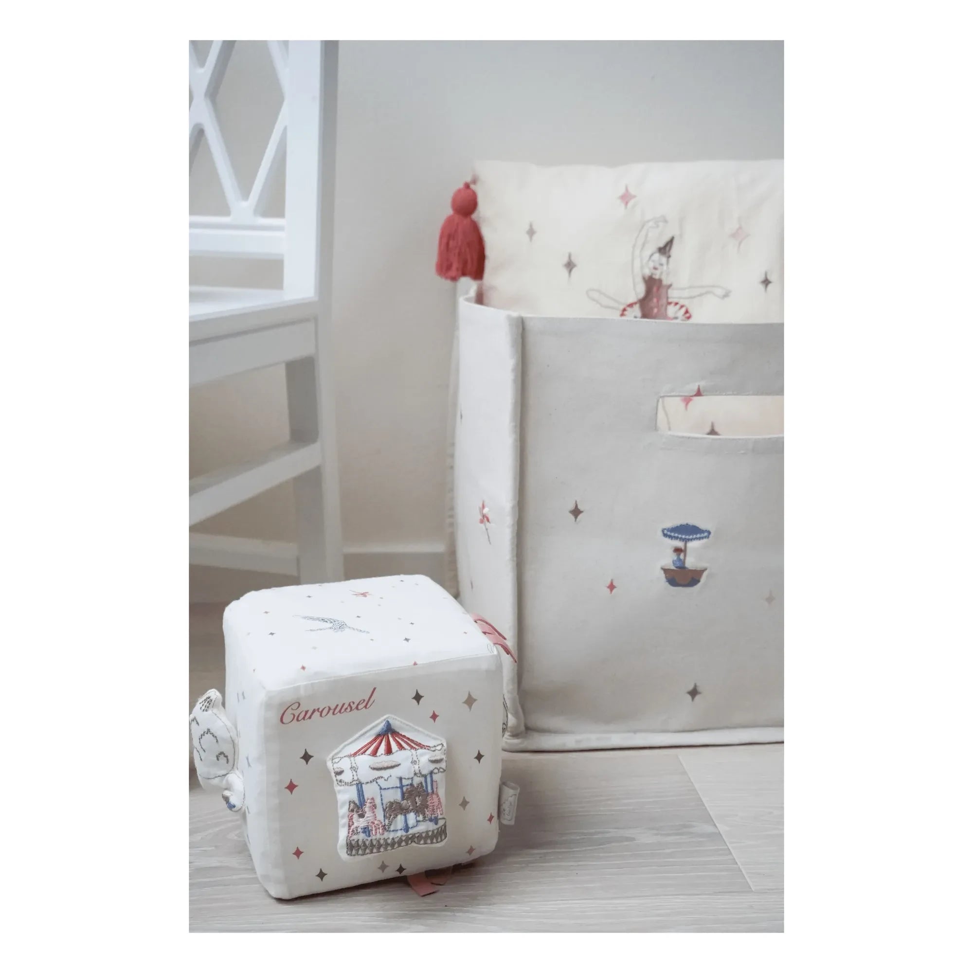 Cam Cam - Storage Basket Carrousel | Beige