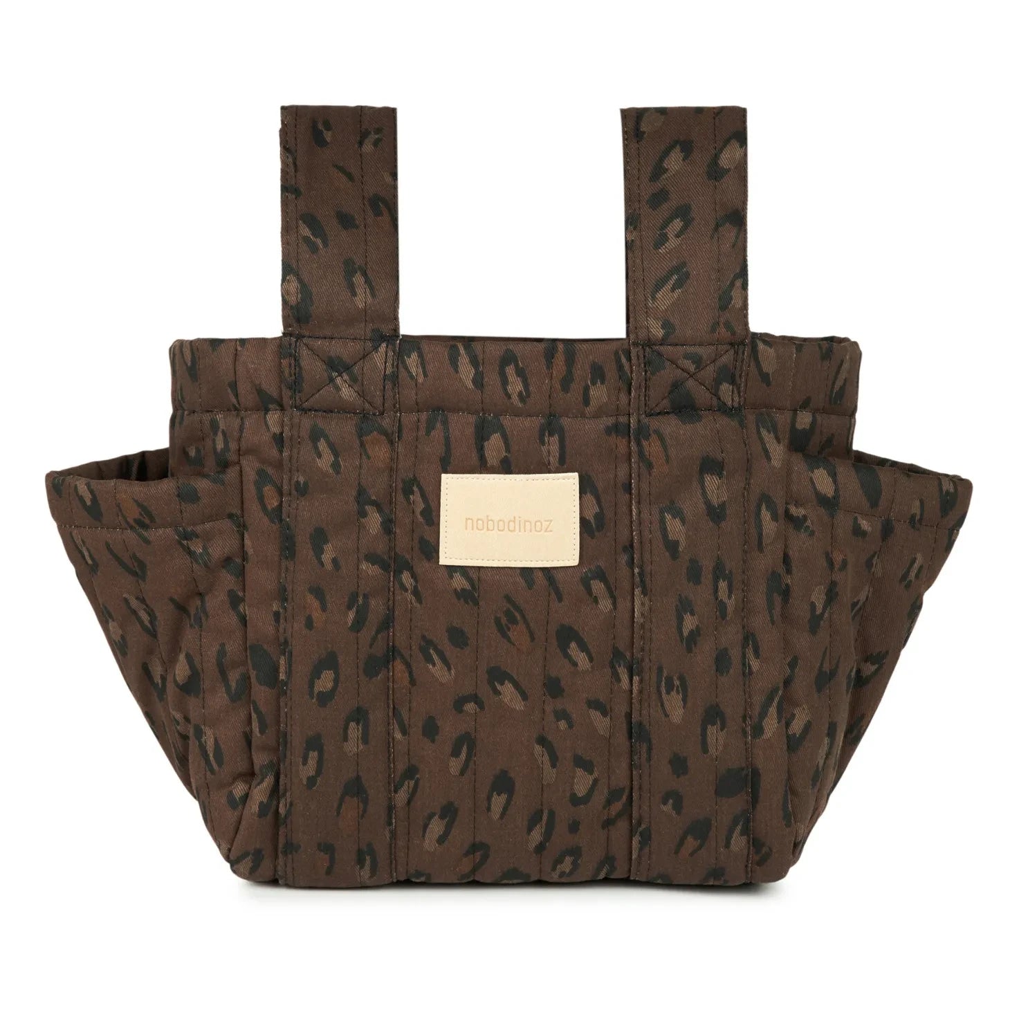 Nobodinoz - Hyde Park Stroller Organizer Bag | Leopard