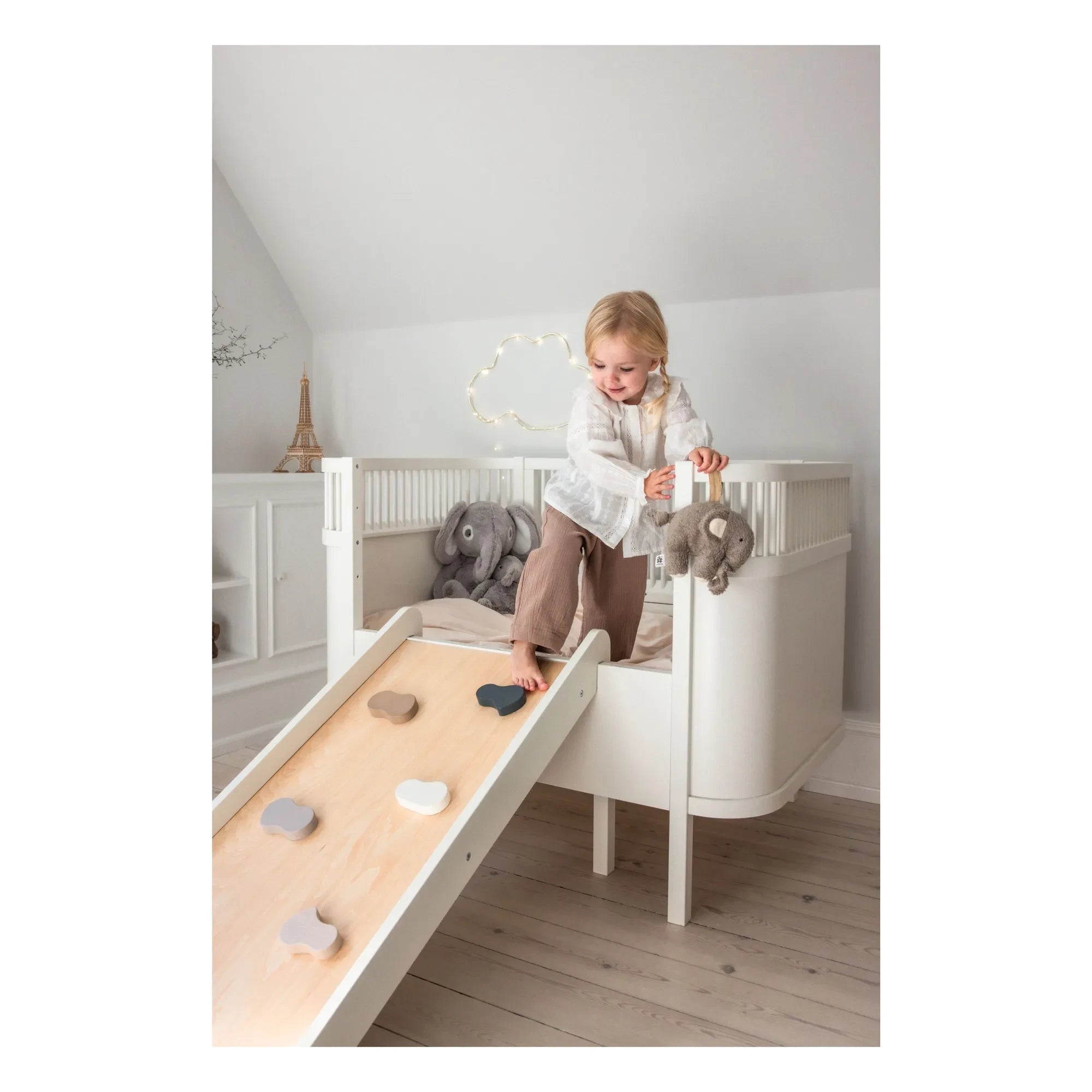 Sebra - 2-in-1 Bed Rail | White