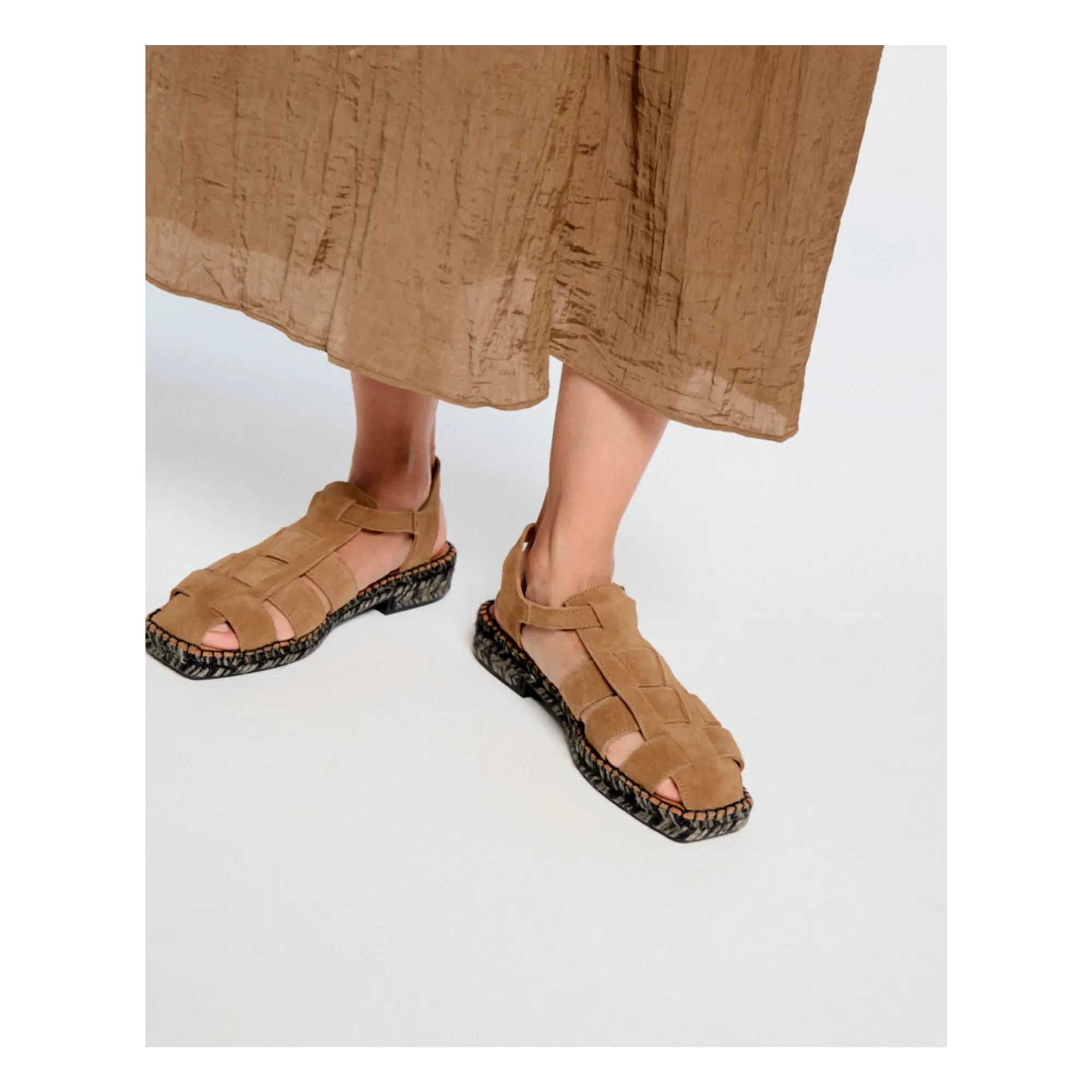 Naguisa - Sativa Sandals | Brown