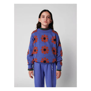 Bobo Choses - Kaleidoscope Organic Cotton Sweater | Purple