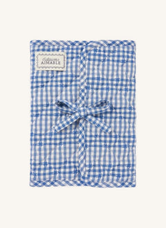 Editions Aimable - Henriette health book cover | Blue Vichy Cotton
