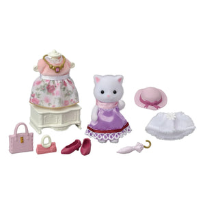 Sylvanian Families - Fashion Suitcase and Big Sister Fars Cat