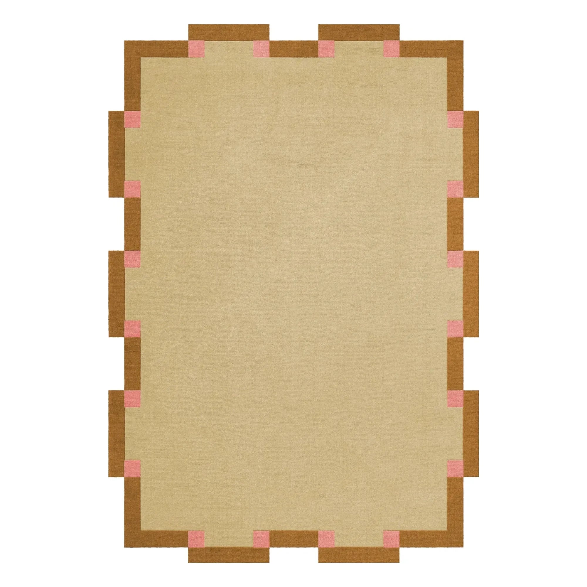 Layered - Wool Rug Fregio, Tekla Evelina Severin | Beige