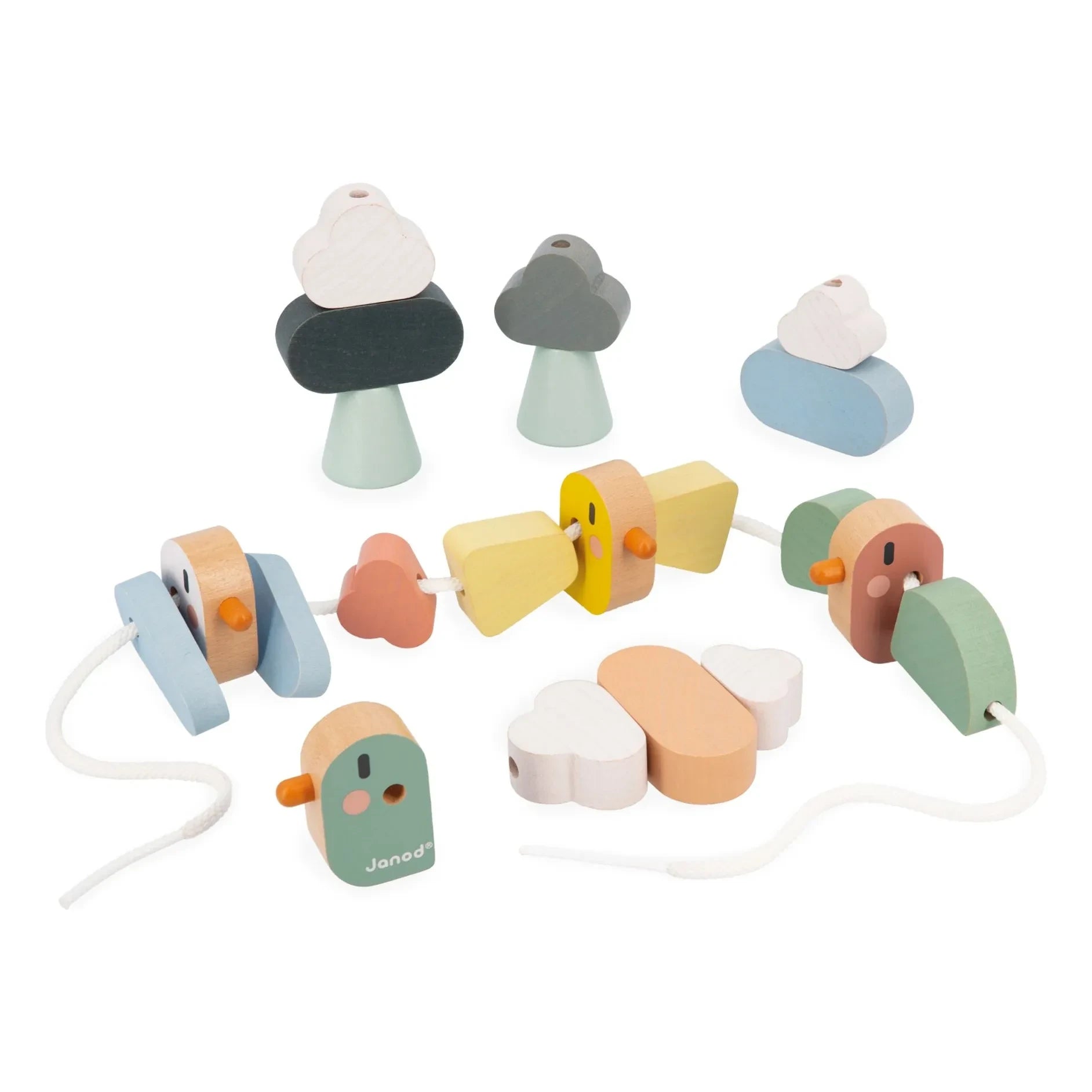 Janod - Bird Bead Set