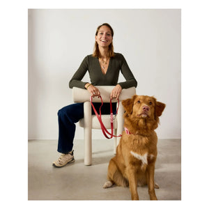 Approved by Fritz - Adjustable Dog Collar | Cherry Red
