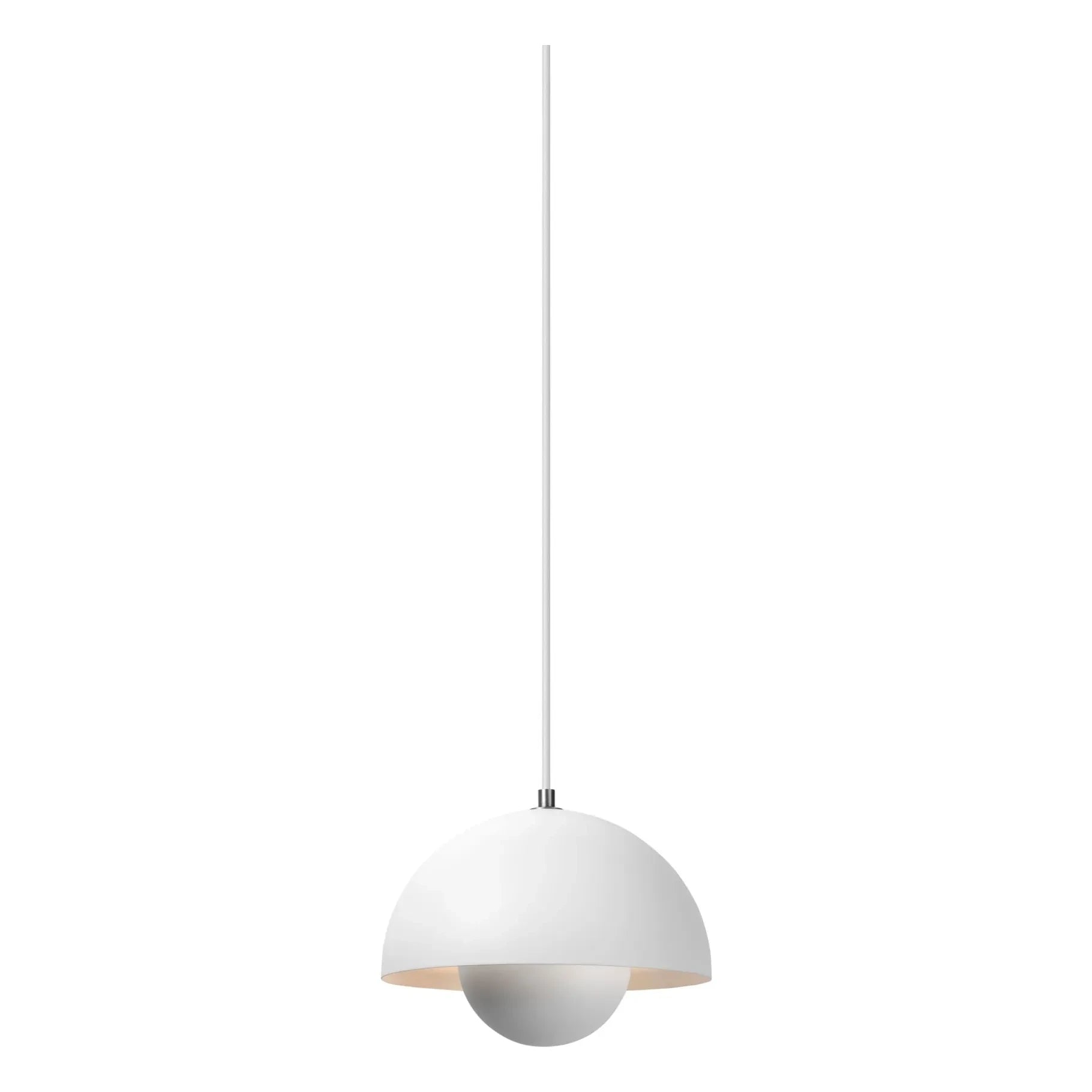 & Tradition - Flowerpot VP1 Pendant Lamp, Verner Panton | White