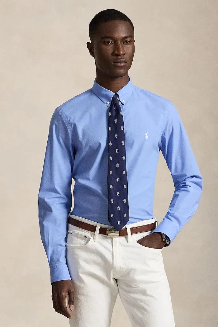 Polo Ralph Lauren erkek pamuklu elastanlı gömlek