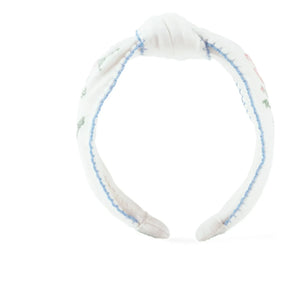 Gingersnaps - Primrose Linen Headband | White