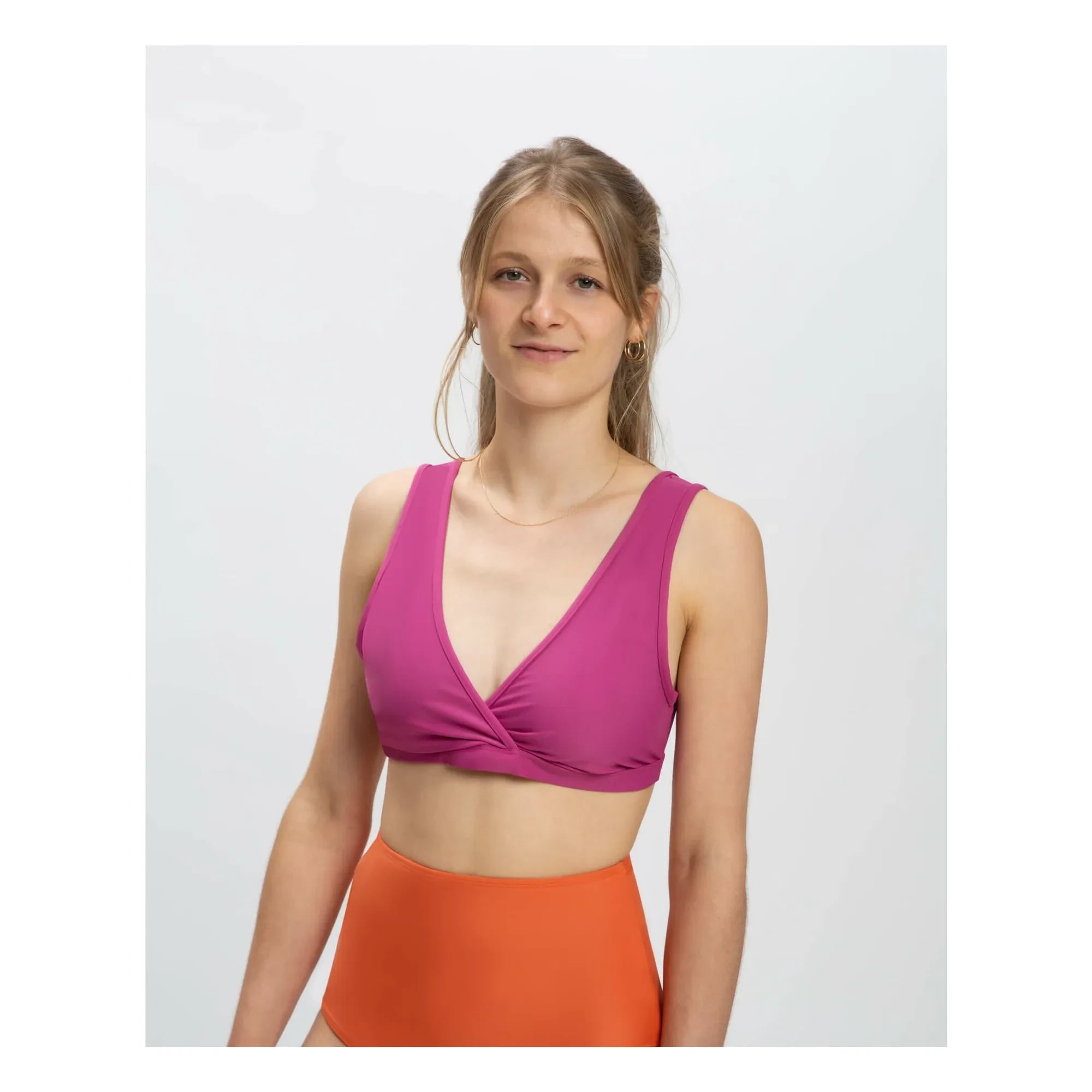 Matona - Recycled Fiber Jersey Top | Fuchsia