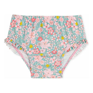 Petit Bateau - Floral Patterned Bikini Bottom | Turquoise