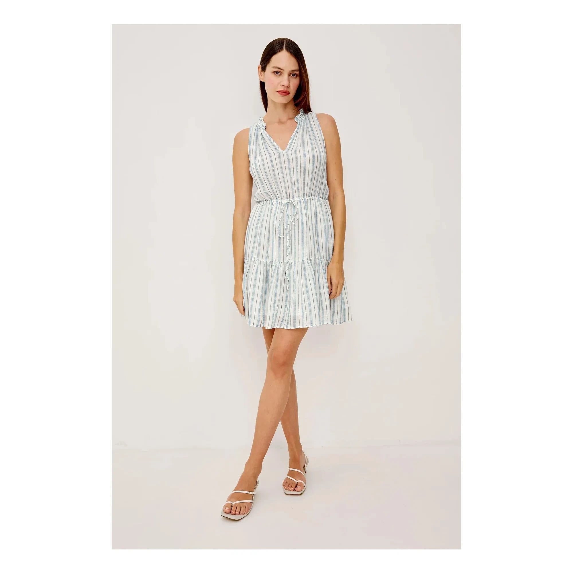 Rails - Cannes Striped Dress | Light Blue