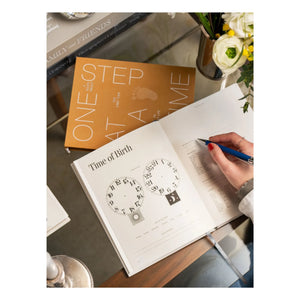 PrintWorks - Baby Photo Album One Step at a Time | Mustard Yellow