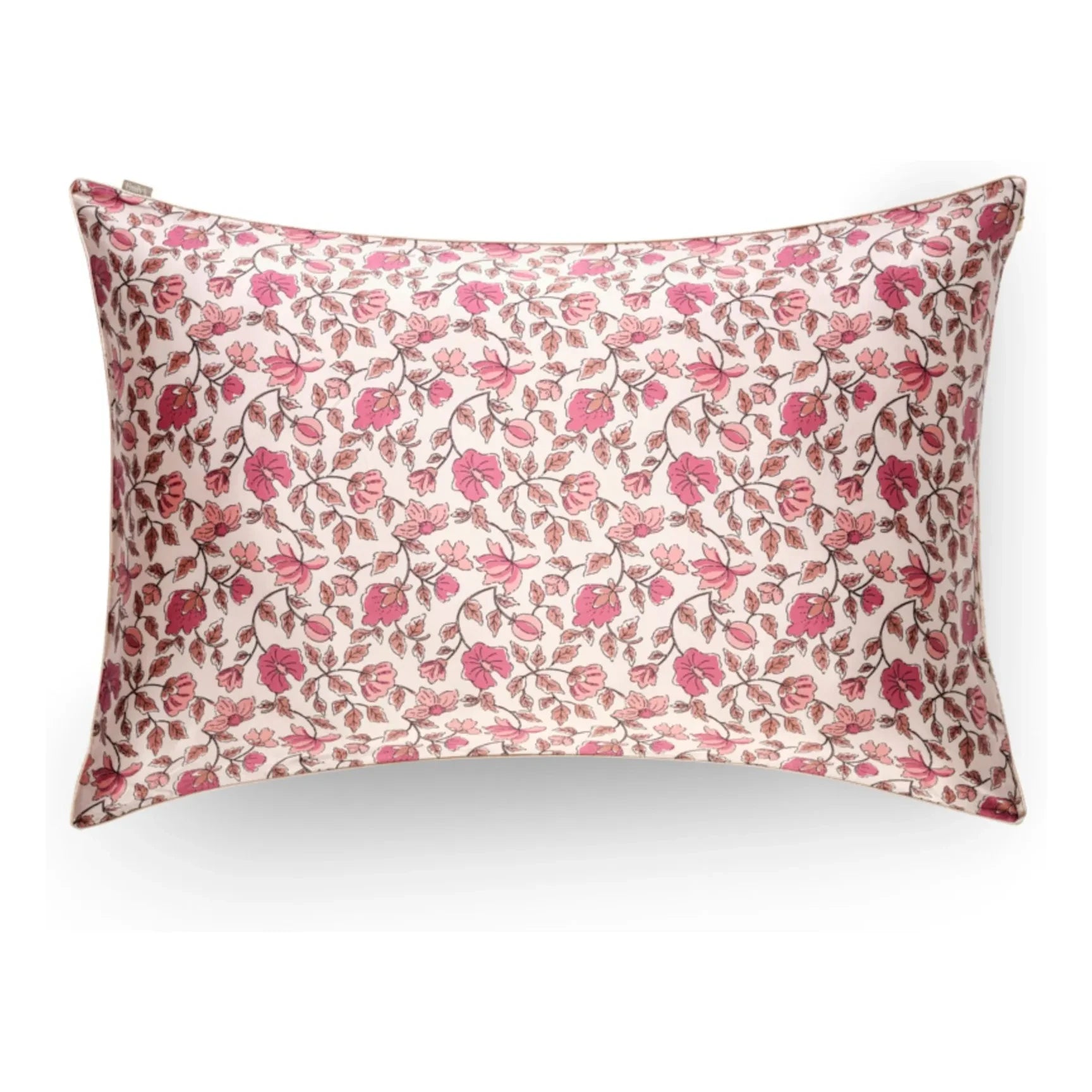 Emily's Pillow - Floral Pattern Mulberry Silk Pillowcase | Pink