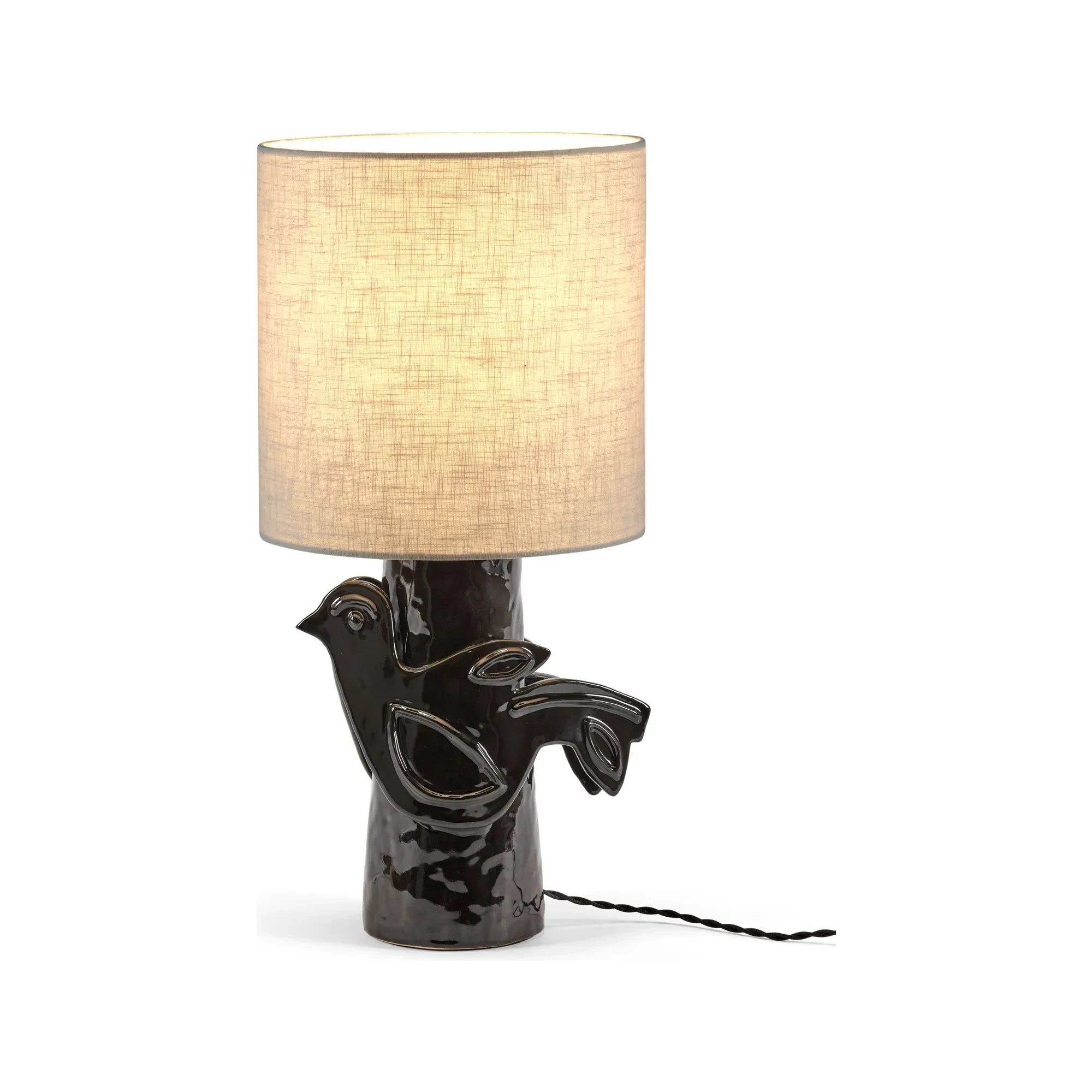 Serax - Paloma Stoneware Table Lamp, Marie Michielssen | Black