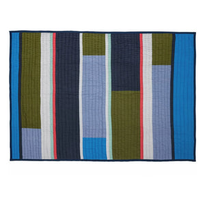 Hübsch - Organic Cotton Blanket | Blue