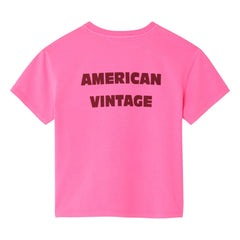 American Vintage - Fizvalley T-shirt | Fluorescent Pink