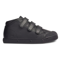 Spring Court - B2 Nappa High Ankle Velcro Sneakers | Black