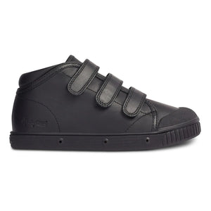 Spring Court - B2 Nappa High Ankle Velcro Sneakers | Black