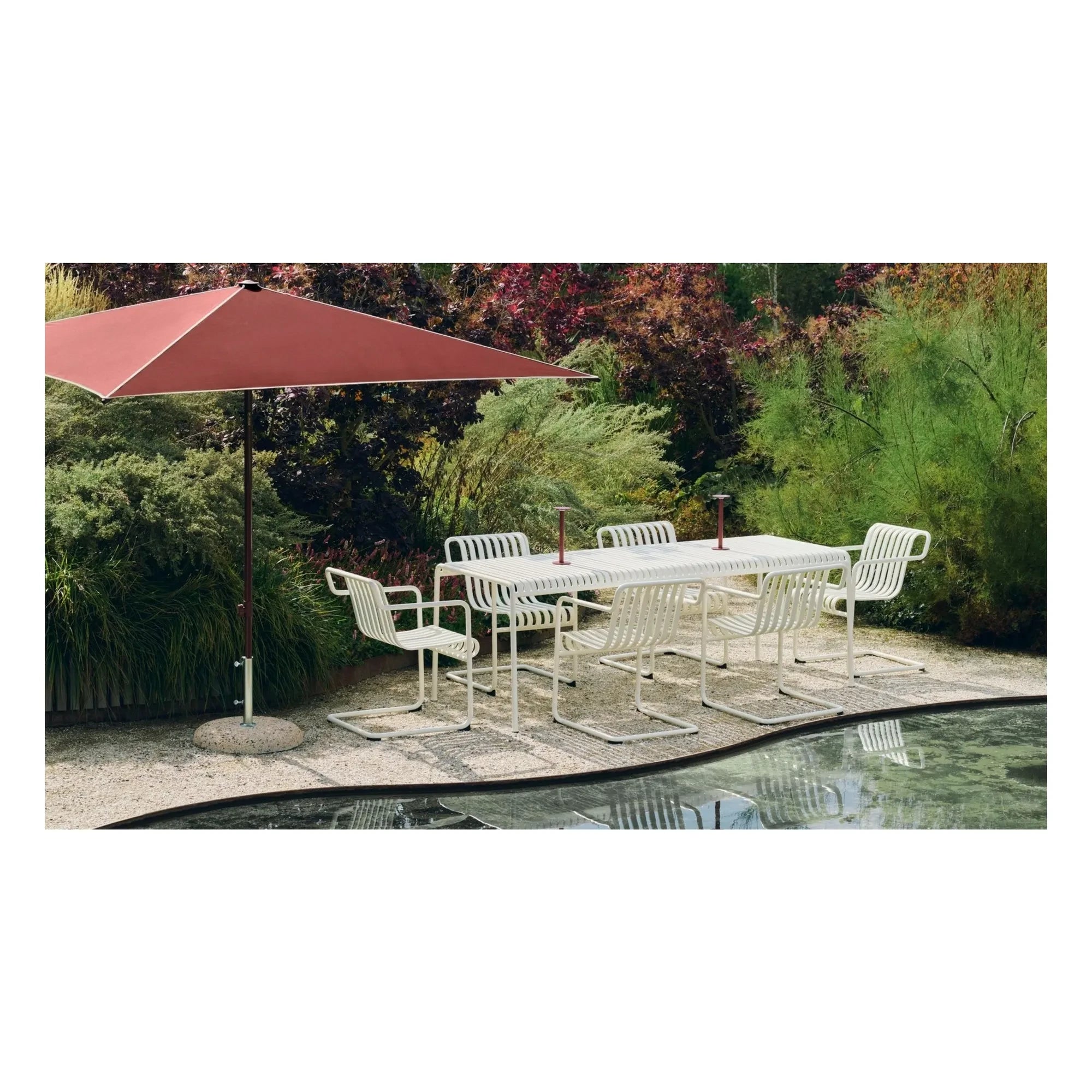 Hay - Terrazza Square Umbrella | Burgundy