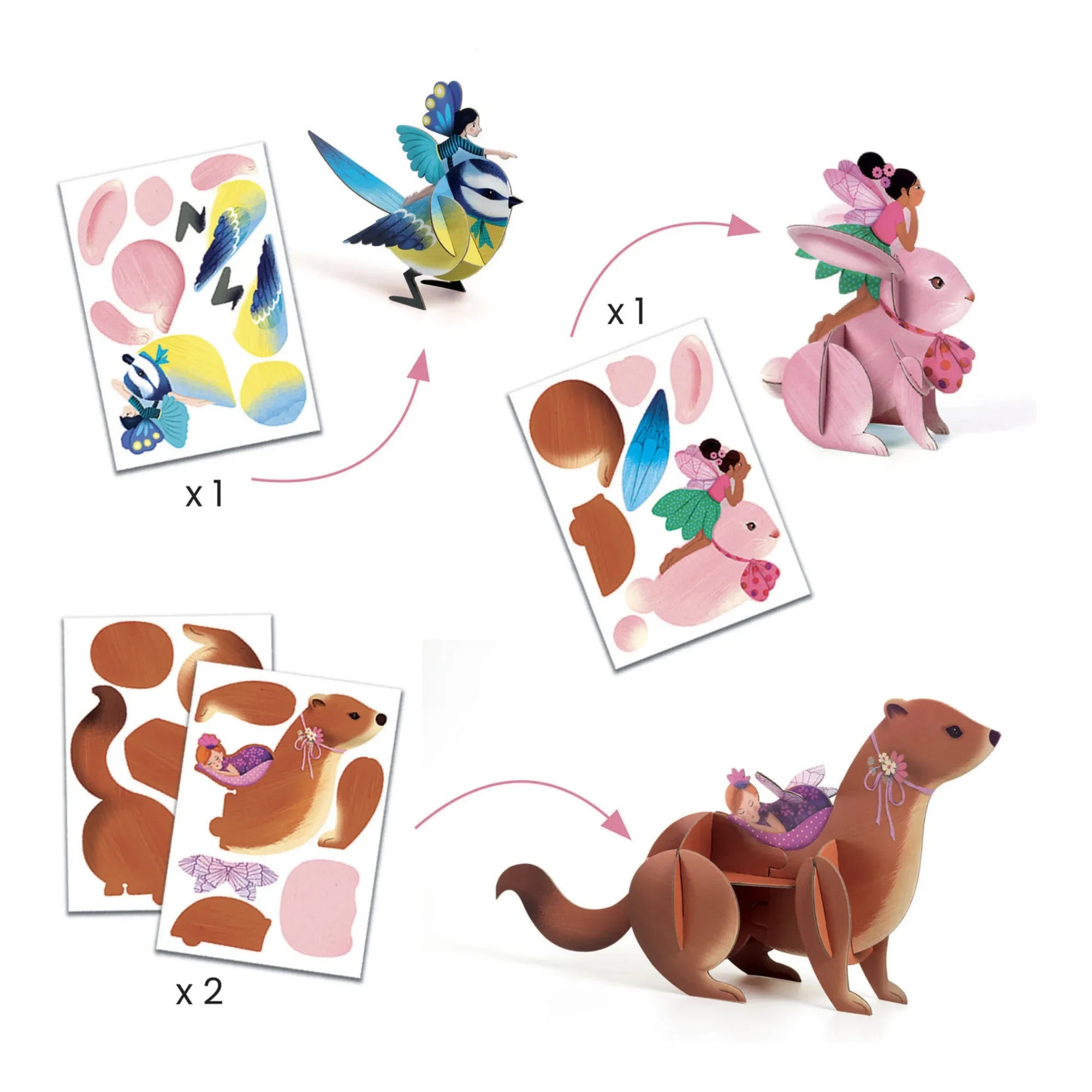 Djeco - Fairy Multi-purpose Activity Box