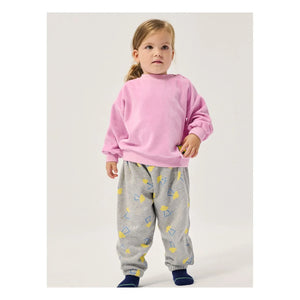 Bobo Choses - Jogger saucers Organic Cotton Baby | Speckled Grey