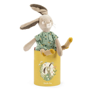 Moulin Roty - Sage Rabbit Plush - Trois petits lapins