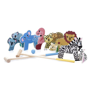 Vilac - Wooden Croquet Little Safari