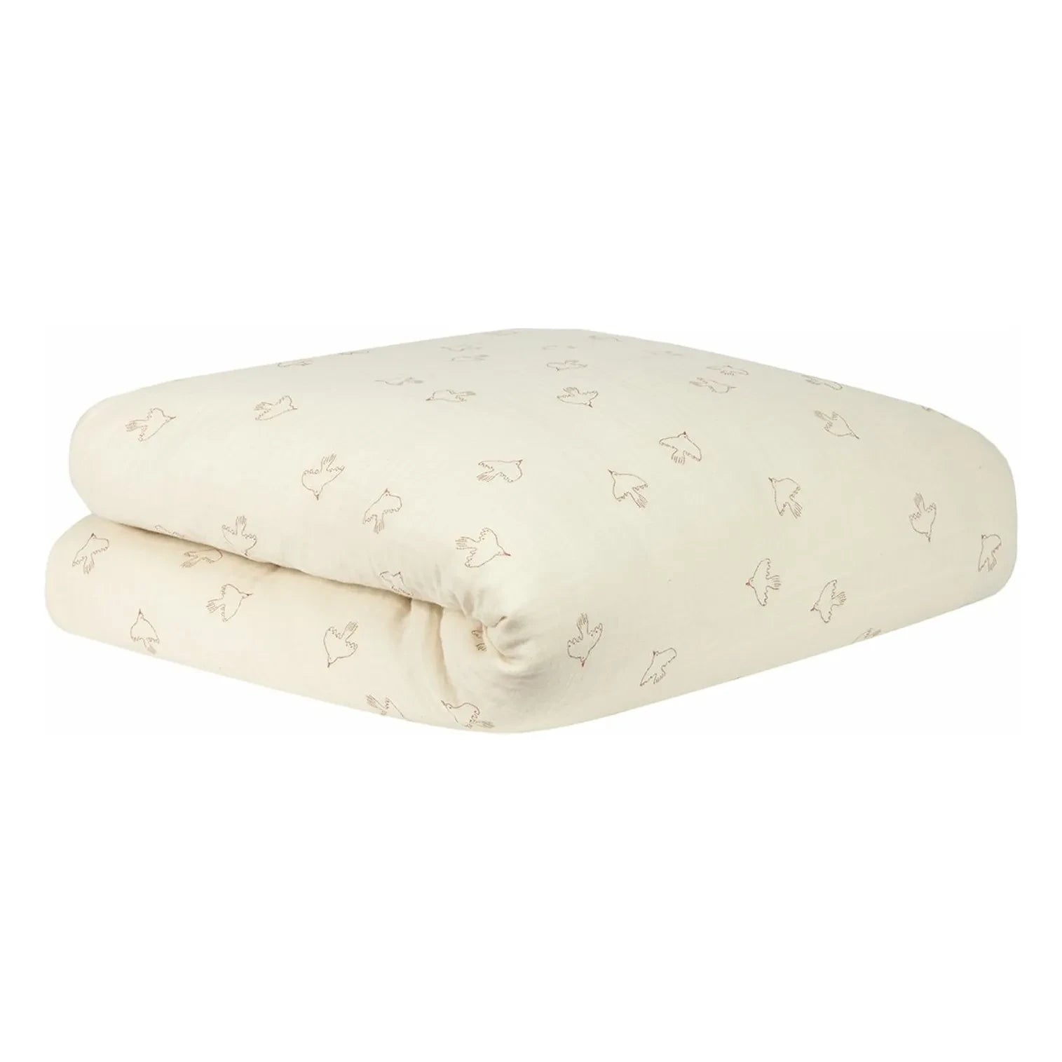 Nobodinoz - Wabi-Sabi Hoshi Birds Duvet Cover | Cream