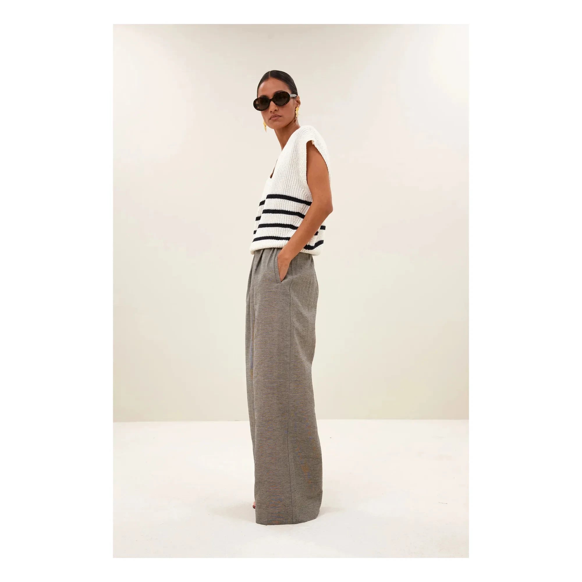 By Bar - Lune Spencer Sweater | White