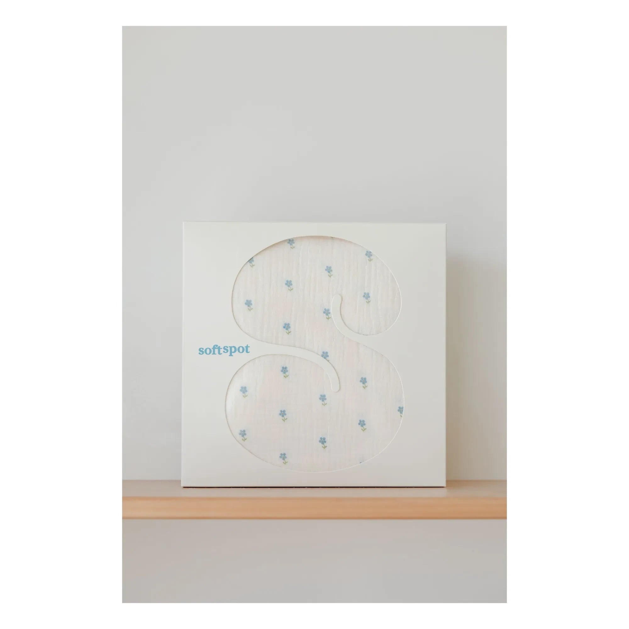 Soft Spot - Periwinkle Organic Cotton Elastic Fitted Sheet | Blue