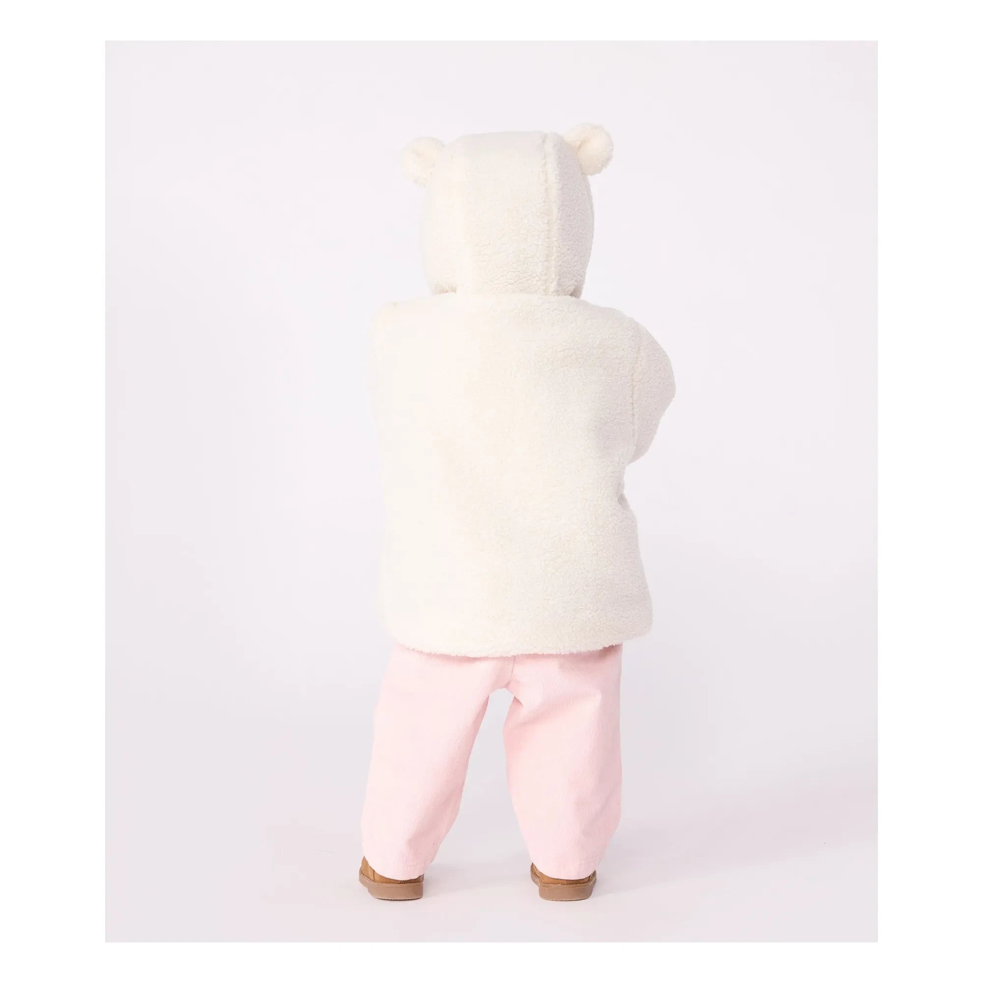 Petit Bateau - Sherpa Ear Hat | Ecru