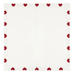 Petit Bateau - Organic Cotton Heart Knit Blanket | Ecru