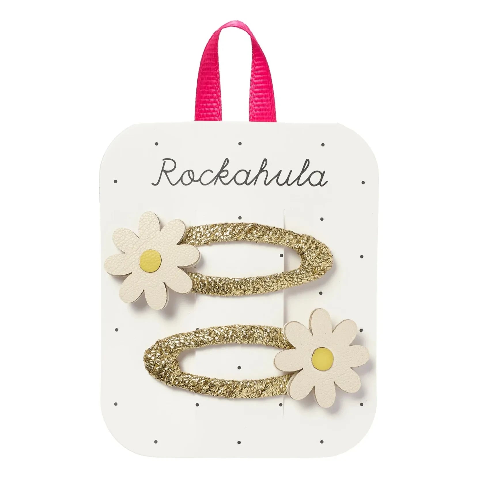 Rockahula Kids - Set of 2 Daisy Flower Hair Clips | Gold
