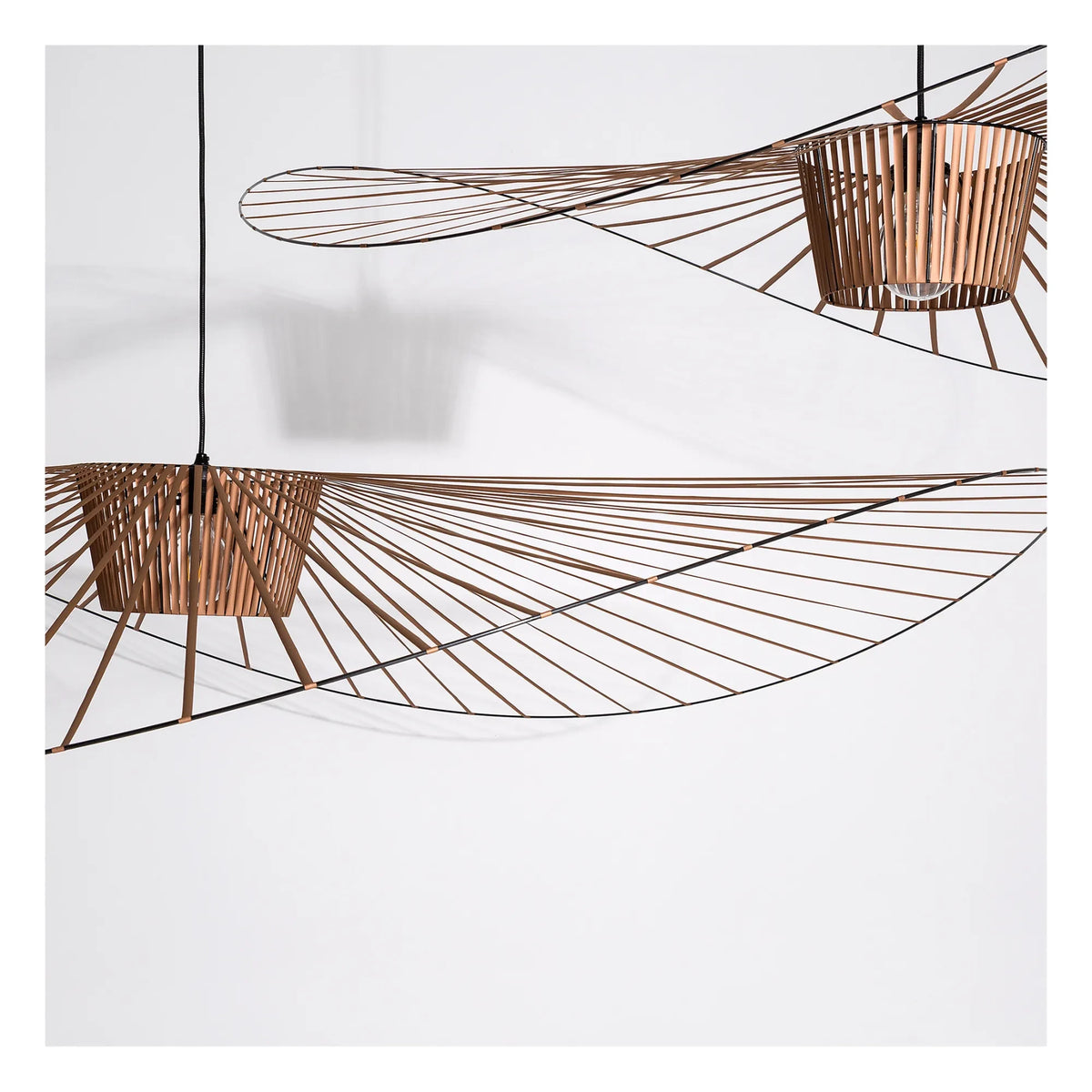 Petite friture - Vertigo Pendant Lamp - Bronze | Copper Red