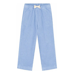 Yuki - Organic Velvet Pants | Light Blue