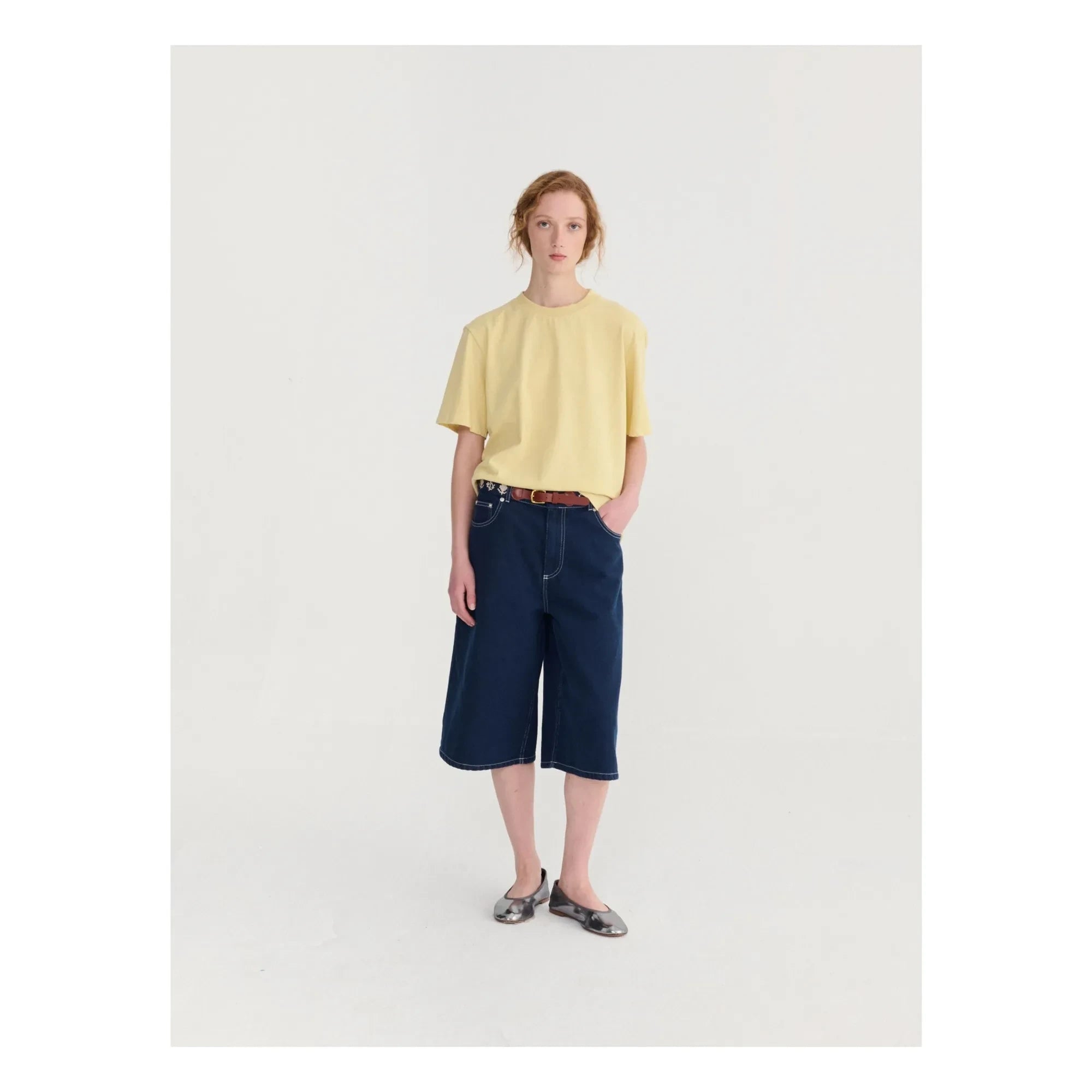 Bobo Choses - Organic Cotton Denim Bermuda Shorts | Blue
