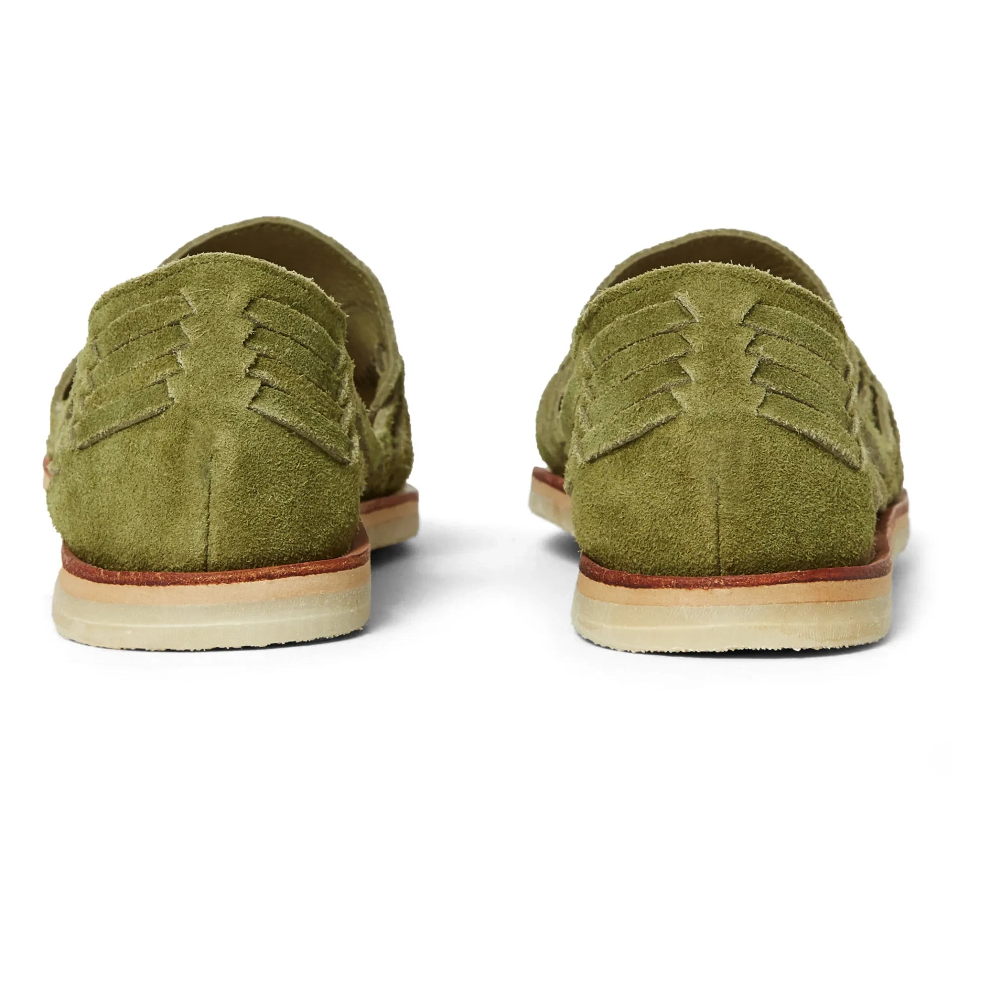 Mapache - Alegre Suede Sandals | Olive Green