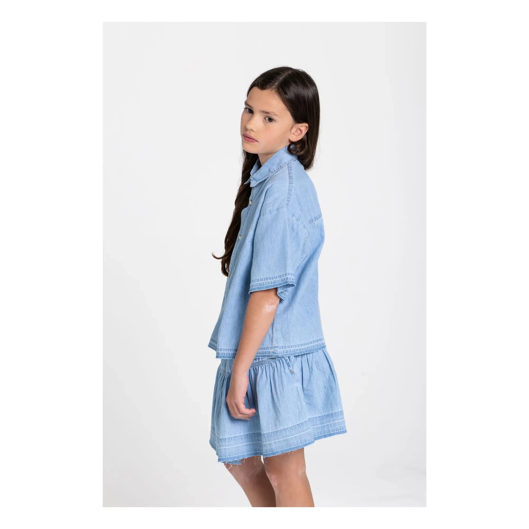 Hundred Pieces - Denim Kaya skirt | Blue