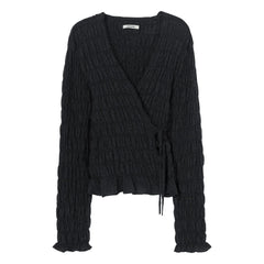Cordera - Merino Wool Cardigan | Charcoal Gray