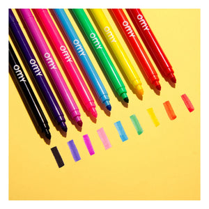 Omy - 9 Scented Felt Tips