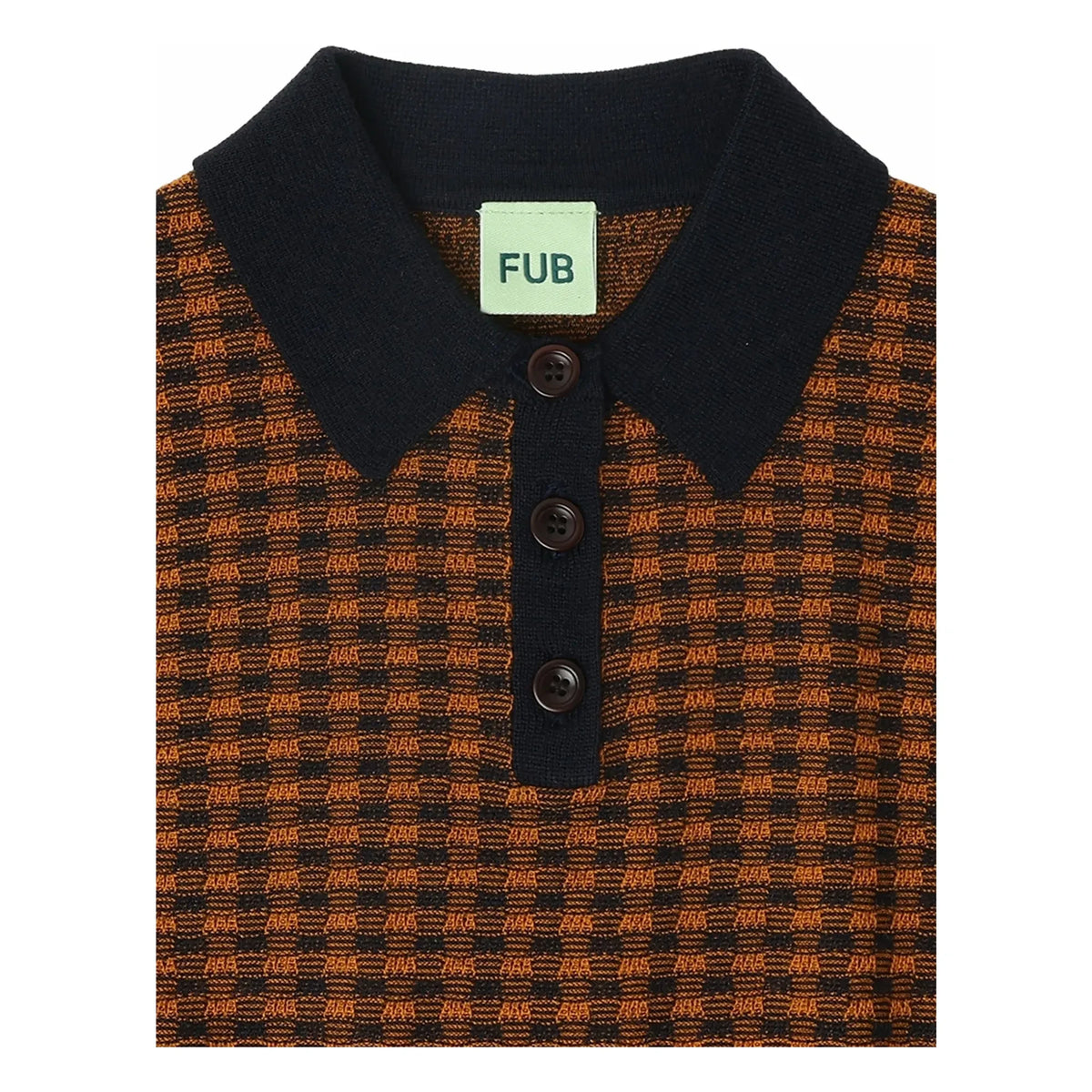 FUB - Merino Yün Polo Tişört | Lacivert