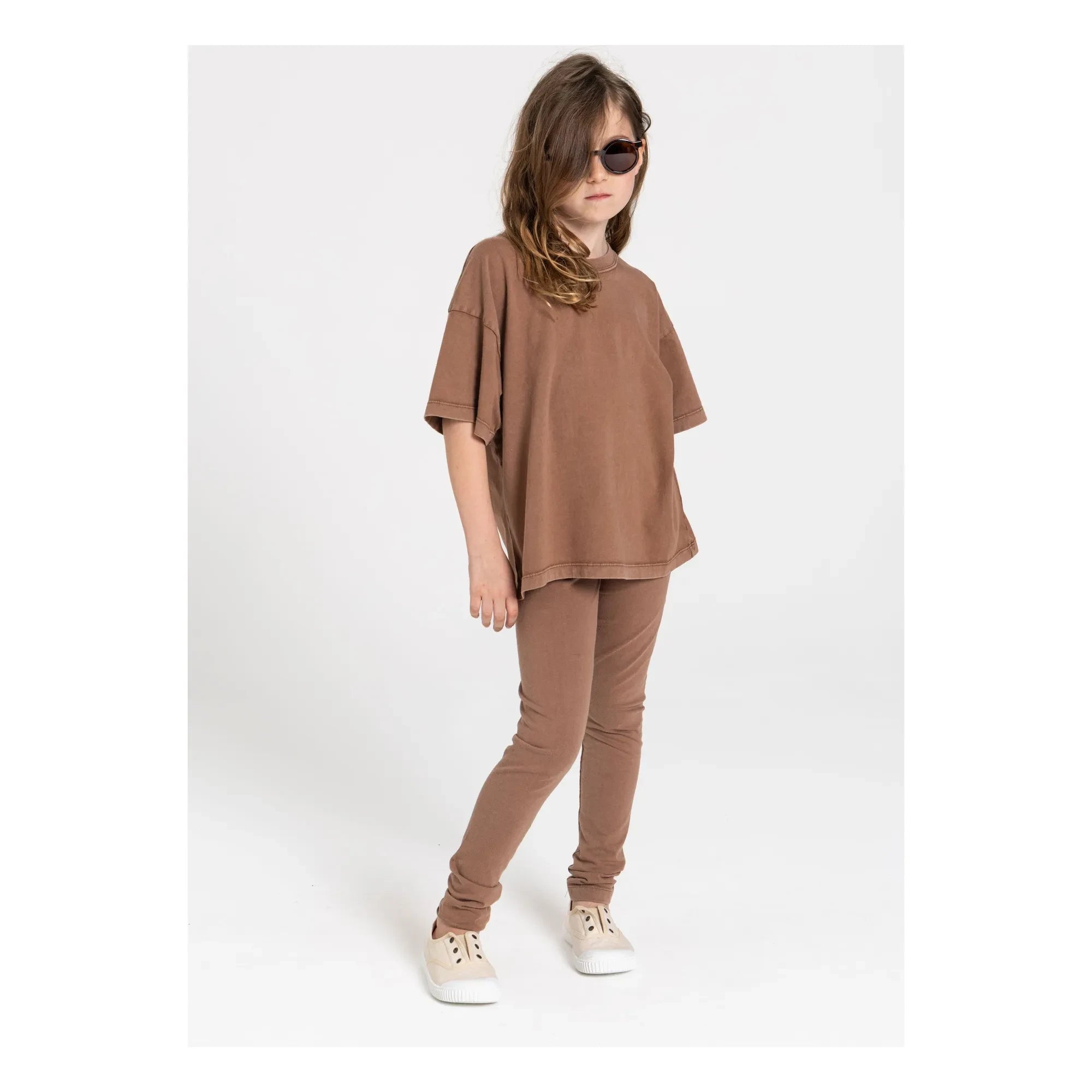 Smallable Kid - Liv Organic Cotton T-shirt | Brown