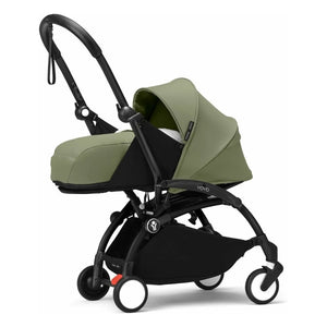 Stokke® - YOYO³ 0+ Infant Stroller Black Frame | Olive